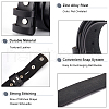 Cowhide Leather Men's Waist Belt Strap Accessories DIY-WH0569-33-4