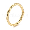 Rack Plating Brass Open Cuff Rings for Women RJEW-Z059-09G-1