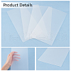 Translucent Plastic Bag Bottom Shaper DIY-WH0504-98B-4