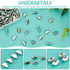 Unicraftale 100Pcs 304 Stainless Steel Ribbon Crimp Ends STAS-UN0054-94-5