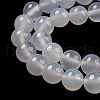Natural White Agate Beads AGAT-8D-16-4