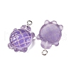 Gradient Color & Luminous Opaque Resin Pendants RESI-S011-01G-4