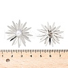 304 Stainless Steel ABS Imitation Pearl Stud Earrings EJEW-Z098-20P-5