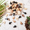 Kissitty Wooden Pendants WOOD-KS0001-09-6