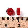 Opaque Solid Color Glass Beads X1-GLAA-N007-6x3mm-A08-3