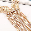 Alloy Crystal Rhinestone Tassel Long Necklaces for women FS-WG8A591-02-2