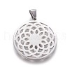 304 Stainless Steel Pendants STAS-F219-03P-2