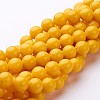 Natural Mashan Jade Round Beads Strands X-G-D263-10mm-XS07-4