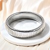 304 Stainless Steel Stretch Bracelets for Women Men BJEW-A031-02A-P-1
