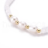 Faceted Glass Beaded Stretch Bracelets BJEW-JB05486-02-2