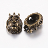 Tibetan Style Alloy Beads PALLOY-F200-08AB-2