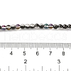 Transparent Electroplate Glass Beads Strands GLAA-T032-T4mm-C06-4