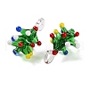 Christmas Series Handmade Lampwork Pendants LAMP-S198-01B-2