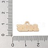 Alloy Enamel Pendants ENAM-A008-13KCG-06-3