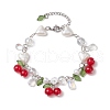 Acrylic Charm Bracelets for Women BJEW-JB11583-2