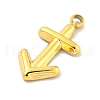 Real 18K Gold Plated PVD Vacuum Plating 304 Stainless Steel Pendants STAS-L278-002G-09-2