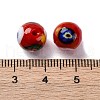 Handmade Millefiori Lampwork Beads LAMP-R003-02B-10-3