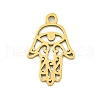 Ion Plating(IP) 201 Stainless Steel Pendants STAS-M015-23G-1