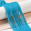 Imitate Austrian Crystal Frosted Glass Beads Strands GLAA-F029-TM3mm-B19-4