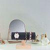 T-Shaped Bar PU Leather Bracelet Display Stands with Wooden Base AJEW-WH0471-127A-7