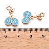 Alloy Enamel Pendants ENAM-T020-61A-3