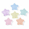 Transparent Frosted Acrylic  Beads X-FACR-N002-01A-4