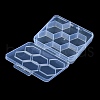 Transparent Plastic Bead Containers CON-YW0001-55-4
