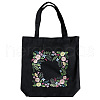 DIY Flower Frame Pattern Tote Bag Embroidery Kit PW22121377288-1