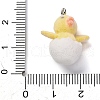 Flocky Resin Pendants FIND-S001-14L-3