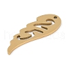 304 Stainless Steel Pendants STAS-L279-007G-2