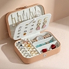 2 Layered Imitation Leather Jewelry Storage Boxes PW-WG07BD7-04-1