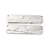 Non-Tarnish 304 Stainless Steel Pendants STAS-B032-25P-2
