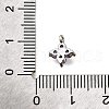 Brass Micro Pave Cubic Zirconia Pendants KK-D356-07G-P-3
