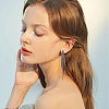 ANATTASOUL 3 Pairs 3 Styles Alloy Chains Tassel Earrings EJEW-AN0004-87-6