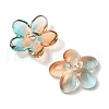 Transparent Spray Paint Glass Beads GLAA-Z011-07I-2