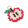 Glass Seed Beaded Pendants PALLOY-MZ00517-03-3