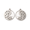 Non-Tarnish 201 Stainless Steel Pendants STAS-K251-058P-1