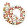 Electroplate Glass Beads Strands EGLA-B006-04A-HP02-2