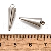 201 Stainless Steel Pendants STAS-F311-05P-07-3