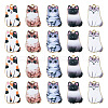  20Pcs 5 Colors Alloy Enamel Pendants ENAM-TA0001-81-1