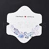 Paper Jewelry Earring Display Cards DIY-B061-03D-2