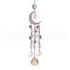 Glass Pendant Decoration HJEW-TA00087-02-1