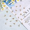 36Pcs 12 Style Clear Cubic Zirconia Charms JX603A-4