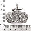 316 Surgical Stainless Steel Pendants STAS-Z073-11AS-3
