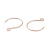 Ion Plating(IP) 304 Stainless Steel Earring Hooks STAS-L216-02A-RG-3