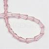 Transparent Glass Bead Strands GLAA-R170-4x8-01H-3