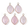 Natural Rose Quartz Pendants G-S359-318C-1