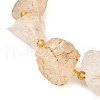 Raw Rough Natural Quartz Crystal Beads Strands G-Z087-B02-4