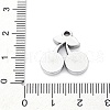 304 Stainless Steel Pendants STAS-V003-07P-3
