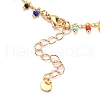 Glass Charm Bracelets BJEW-JB05600-03-3